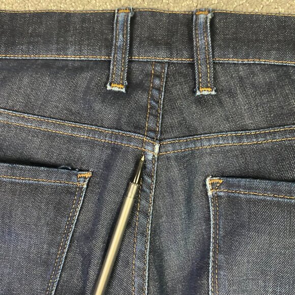 Mott & Bow Mosco Straight Jeans Men's 36 x 30 Measures 38 x 29 Stretch Blue and - Picture 9 of 16